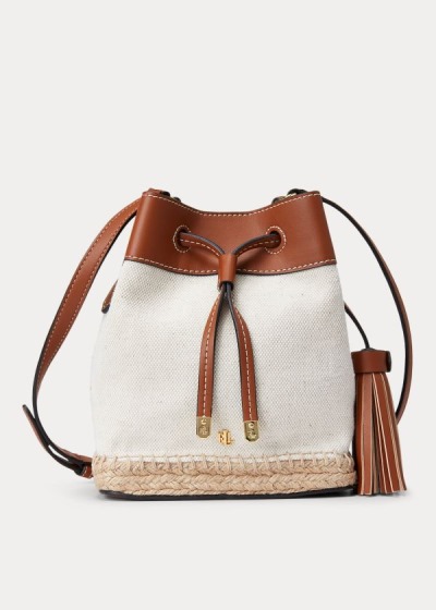 Women's Ralph Lauren Canvas Mini Debby Drawstring Bag | 304516BKL